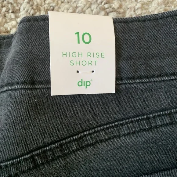 Jean Shorts Womens Size 10 Black High Rise NWT - Picture 3 of 11
